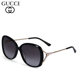 GUCCI SUNGLASSES Ob` TOX Y fB[X AWAtBbg UVJbg O΍ ubN  GG0649SK-001