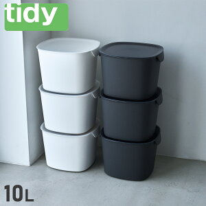 tidy BUCKET CONTAINER �e�B�f�B �o�P�b�g�R���e�i�[ ���[�{�b�N�X �P�[�X �R���e�i �t�^�t�� 10L CE-666-201