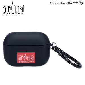 Manhattan Portage BOX LOGO }nb^|[e[W AirPods ProP[X Jo[ GA[|bY v |[` Y fB[X ubN  APPR-MP-03
