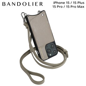 BANDOLIER EMMA GREIGE バンドリヤー iPhone15 15Pro iPhone 15 Pro Max iPhone 15 Plus スマホケース スマホショルダー 携帯 アイフォン メンズ レディース ベージュ 10EMM