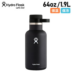 Hydro Flask BEER 64oz GROWLER ハイドロフラスク 64oz グローワ― ワイドマウス 1.9L ステンレスボトル マグボトル 水筒 魔法瓶 保冷 保温 直飲み マイボトル ブラック 黒 5089056 母の日