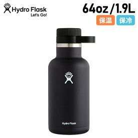 【最大1000円OFFクーポン配布中】 Hydro Flask BEER 64oz GROWLER ハイドロフラスク 64oz グローワ― ワイドマウス 1.9L ステンレスボトル マグボトル 水筒 魔法瓶 保冷 保温 直飲み マイボトル ブラック 黒 5089056 母の日