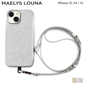 MAELYS LOUNA CROSS BODY CASE DUO マエリスルーナ iPhone15 14 13 スマホケース スマホショルダー 携帯 アイフォン クロス ボディー デュオ レディース ゴールド シルバー ML-CSIP23M-2CB 【 ネコポス可 】