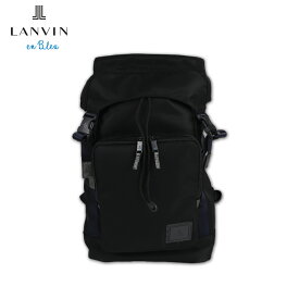 LANVIN en Bleu SHORT ランバンオンブルー リュック バッグ バックパック ショート メンズ レディース ブラック 黒 541701