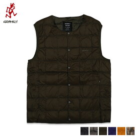 GRAMICCI TAION INNER DOWN VEST グラミチ タイオン ダウン ベスト アウター メンズ レディース コラボ ブラック グレー カーキ パープル オレンジ カモ 黒 G3FU-J100-TG