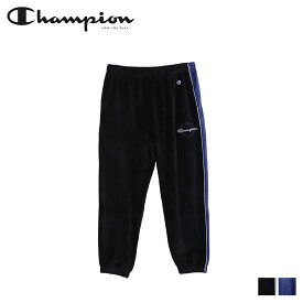 Champion LONG PANTS チャンピオン ロングパンツ メンズ アクションスタイル ベロア ブラック ネイビー 黒 C3-Y211