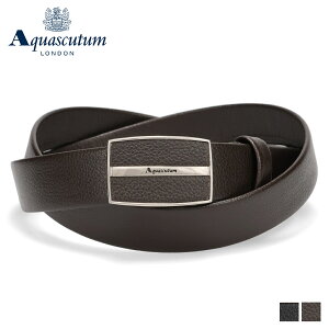 �y�ő�1000�~OFF�N�[�|���z AQUASCUTUM LEATHER BELT �A�N�A�X�L���[�^�� �x���g ���U�[�x���g �����Y �{�v ���{�� �u���b�N �_�[�N �u���E�� �� AQ-4080123L