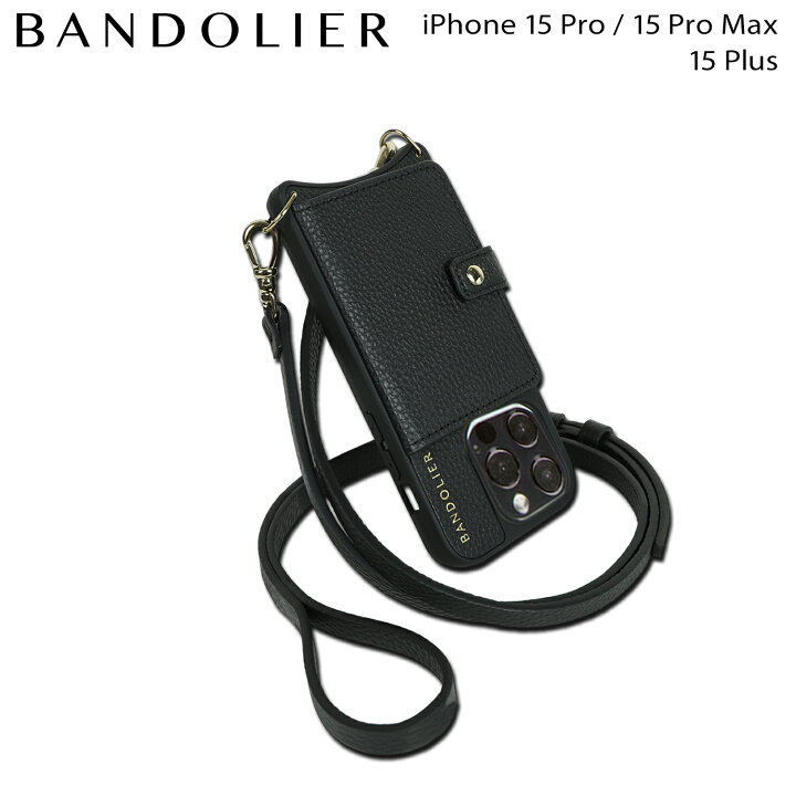 楽天市場】BANDOLIER MILA MagSafe BLACK GOLD バンドリヤー iPhone15 