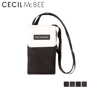 CECIL McBEE STYLISH POUCH SERIES �Z�V���}�N�r�[ �V�����_�[�|�[�` �X�}�z�V�����_�[ ���z �X�}�[�g�t�H�� �g�� ���f�B�[�X �΂߂��� �u���b�N �O���[ �� CM12105