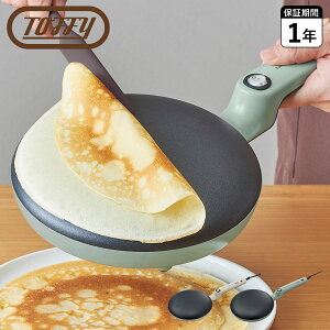 Toffy CREPE MAKER gtB[ N[v[J[ N[vp nfBN[v tbfH y Z ȒP dC K-CP1