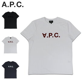 【最大1000円OFFクーポン配布中】 A.P.C. V.P.C. H アーペーセー Tシャツ 半袖 メンズ ブラック ベージュ ダーク ネイビー 黒 COBQX-H26943