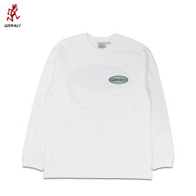 GRAMICCI OVAL L/S TEE グラミチ Tシャツ 長袖 ロンT カットソー オーバル メンズ レディース ホワイト 白 G4SU-T083
