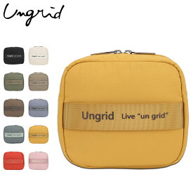 【最大1000円OFFクーポン配布中】Ungrid MAKEUP BAG アングリッド 化粧ポーチ メイクポーチ コスメポーチ トラベルポーチ 小物入れ レディース 機能的 コンパクト UNG-53230W