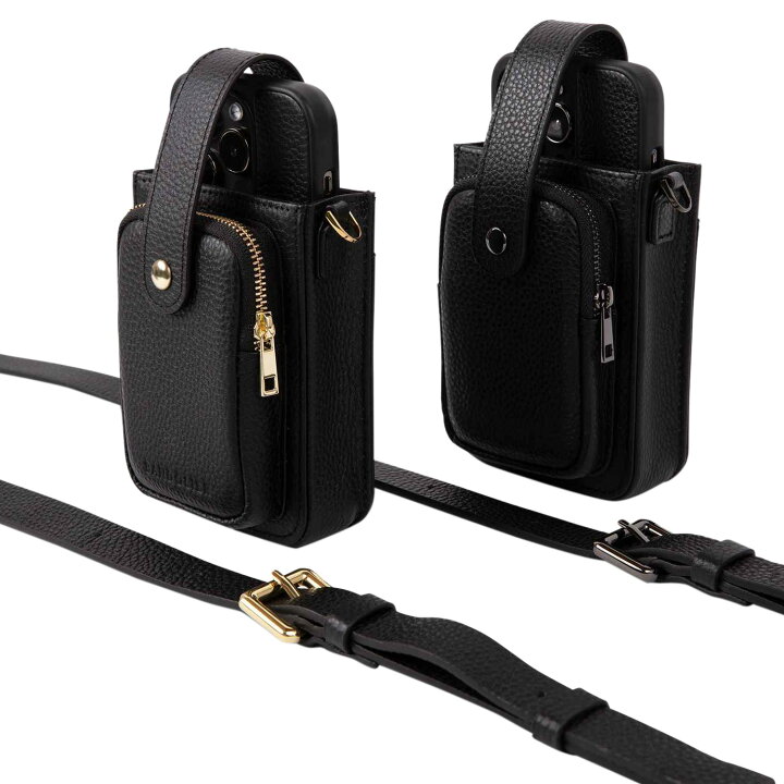楽天市場】BANDOLIER HAILEY PHONE POUCH BLACK/PEWTER バンドリヤー 