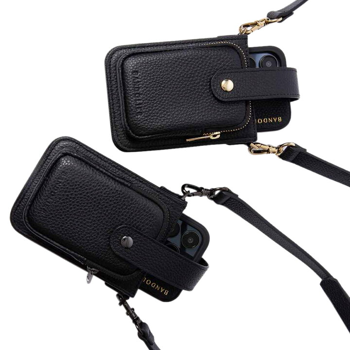 楽天市場】BANDOLIER HAILEY PHONE POUCH BLACK/PEWTER バンドリヤー 