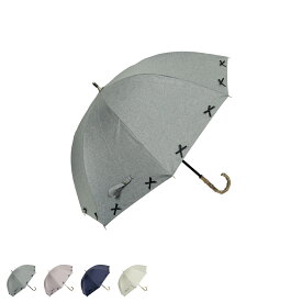 pinktrick リボンリネン ピンクトリック 日傘 完全遮光 長傘 軽量 晴雨兼用 雨傘 レディース 50cm 遮光率100% UVカット 紫外線対策 遮熱 母の日