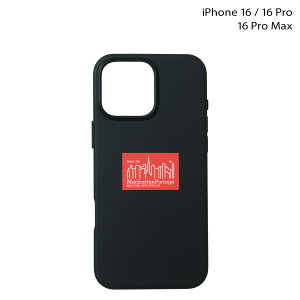 Manhattan Portage BOX LOGO Hybrid Case �}���n�b�^���|�[�e�[�W iphone16 16pro 16proMax �X�}�z�P�[�X �X�}�z�V�����_�[ �g�� �A�C�t�H�� �����Y ���f�B�[�X �u���b�N �� iP16-HYB-01