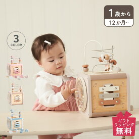 labellabel アクティビティキューブ レーベルレーベル 知育玩具 1歳 木のおもちゃ 女の子 男の子 子供 赤ちゃん ベビー 誕生日 出産 プレゼント