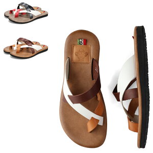 【最大1000円OFFクーポン発行中】 Orobianco オロビアンコ サンダル トングサンダル ビーチサンダル メンズ 本革 日本製 グレー ブラウン CHAYA2