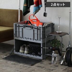 |XgWFl INDUSTRIAL FOLDABLE CRATE POST GENERAL C_XgA tH_uN[g [{bNX P[X Rei{bNX 2Zbg ܂肽 [N[g X}[g[ 982540023