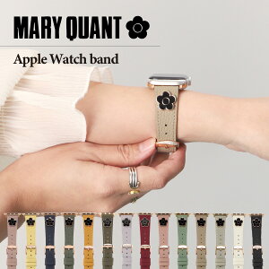 MARY QUANT PU WATCH BAND �}���[�N�����g �A�b�v���E�H�b�`�o���h �x���g �ւ� ���f�B�[�X �}���N�� Apple Watch Series 10 42mm 41mm 40mm 38mm �{�v ���� ������� �y���[���ցz