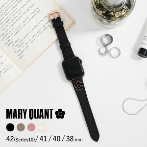 MARY QUANT PU WATCH BAND }[Ng AbvEHb`oh xg ւ fB[X Apple Watch Series 10 42mm 41mm 40mm 38mm {v  uh  ubN N[ O[W x[W  