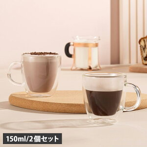 bodum BISTRO �{�_�� �}�O�J�b�v �_�u���E�H�[���}�O 2�_�Z�b�g 150ml �y�� �ۉ� �ۗ� �N���A 10602-10 ��̓�