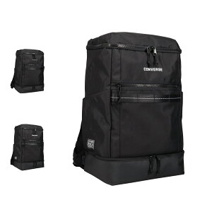 CONVERSE BACKPACK �R���o�[�X �����b�N �o�b�O �o�b�N�p�b�N �����Y ���f�B�[�X 35L ��e�� �y�� �d�؂� �ʊw ���� �u���b�N �� 20106-50 ��̓�