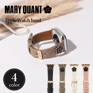 MARY QUANT SLIM QUILT LEATHER APPLE WATCH BAND �}���[�N�����g �A�b�v���E�H�b�`�o���h �x���g �ւ� �X���� �L���g���U�[ ���f�B�[�X Apple Watch Series 10 9 8 7 6 5 4 SE SE2 3 2 1 42mm 41mm 40mm 38mm �{�v