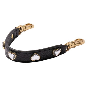 BANDOLIER HEART RHINESTONE WRISTLET BLACK �o���h�����[ �X�g���b�v �X�}�z�X�g���b�v �n���h�X�g���b�v �����h�~ �n�[�g���C���X�g�[�����X�g���b�g �����Y ���f�B�[�X �u���b�N �� 31HRW ��̓�
