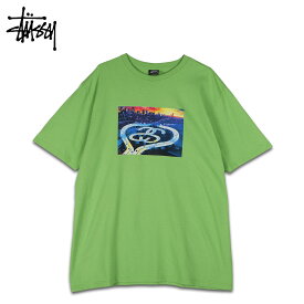 【最大1000円OFFクーポン配布中】 【訳あり】 STUSSY SS HIGHWAY TEE ステューシー Tシャツ 半袖 メンズ レディース グリーン 1904875 【返品不可】