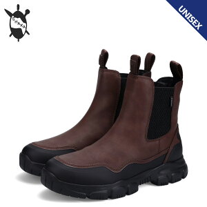 【最大1000円OFFクーポン発行中】 SHAKA TREK CHELSEA AT シャカ ブーツ サイドゴア テック チェルシー メンズ レディース 撥水 ダーク ブラウン 433201