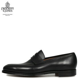 【最大1000円OFFクーポン配布中】 CROCKETT&JONES SYDNEY クロケット&ジョーンズ シドニー ローファー ペニーローファー シューズ メンズ Eワイズ ブラック 黒