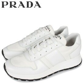 【最大1000円OFFクーポン配布中】 PRADA PRAX 01 SNEAKER NYLON プラダ スニーカー メンズ ホワイト 白 4E3463