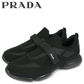 【最大1000円OFFクーポン配布中】 PRADA CLOUD BUST CARRY OVER プラダ クラウドバスト スニーカー メンズ ブラック 黒 2OG064