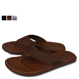 【最大1000円OFFクーポン配布中】UGG SEASIDE LEATHER FLIP FLOP アグ サンダル ビーチサンダル シーサイド レザー フリップ フロップ メンズ ブラック ブラウン グレー 黒 1102690