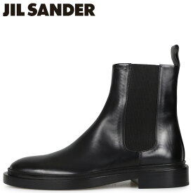 【最大1000円OFFクーポン配布中】 JIL SANDER ANKLE BOOT ジルサンダー アンクル ブーツ メンズ サイドゴア ブラック 黒 JI36503A 14020