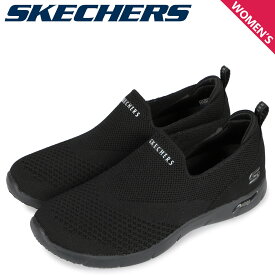 SKECHERS ARCH FIT REFINE DONT GO スケッチャーズ アーチフィット スニーカー スリッポン レディース ブラック 黒 104164