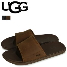 UGG SEASIDE SLIDE アグ サンダル スライドサンダル シーサイド メンズ ブラック ブラウン 黒 1117656