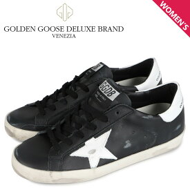 【最大1000円OFFクーポン配布中】 Golden Goose SUPER STAR ゴールデングース スニーカー スーパースター レディース ブラック 黒 GWF00101.F000321.80203