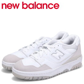 【最大1000円OFFクーポン配布中】 new balance ニューバランス スニーカー メンズ Dワイズ ホワイト 白 BB550NCB