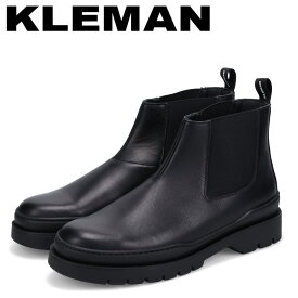 KLEMAN ESCADRON クレマン ブーツ サイドゴアブーツ チェルシー エスカドロン メンズ 本革 ブラック 黒