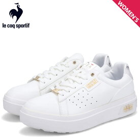 【最大1000円OFFクーポン配布中】le coq sportif LA SEVRES PF ルコック スポルティフ スニーカー LA セーヴル PF レディース 厚底 ホワイト 白 QL3UJC50WH