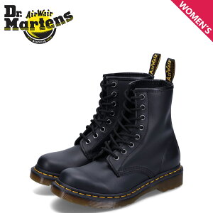 yő1000~OFFN[|sz Dr.Martens 1460 WOMENS LACE UP BOOTS hN^[}[` 8z[ u[c fB[X ubN  11821002