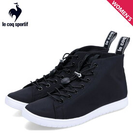 le coq sportif LA ALMA MID II T+R ルコック スポルティフ スニーカー アルマ ミッド 2 レディース ブラック 黒 QL1UJD50BK