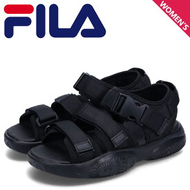 【最大1000円OFFクーポン配布中】 FILA TAPER SD 2 フィラ サンダル ストラップサンダル レディース ブラック 黒 1SM01928E