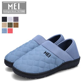 【最大1000円OFFクーポン配布中】 MEI MOC SHOES メイ モックシューズ スリッポン ルームシューズ スリッパ メンズ キルティング 撥水 MEI-SHM-233001