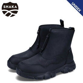 SHAKA TREK ZIP BOOTIE AT シャカ ブーツ センタージップ トレック ジップ ブーティー メンズ レディース 撥水 ブラック 黒 SK-228