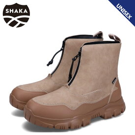 SHAKA TREK ZIP BOOTIE AT シャカ ブーツ センタージップ トレック ジップ ブーティー メンズ レディース 撥水 ブラウン SK-228