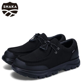 SHAKA TRAIL TYROL MOC EX シャカ チロリアンシューズ モカシン トレイル チロルモック EX メンズ ブラック 黒 SK-254